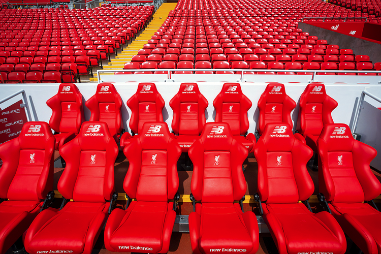 Anfield Stadium seats